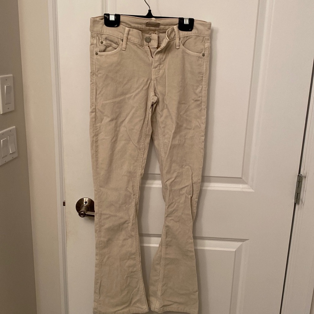 Mother The Runaway mid rise flare cords NWOT size 24